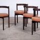 Dining Chairs in Rosewood attributed to Hugo Frandsen for Børge M.S, Denmark, 1964, Set of 4