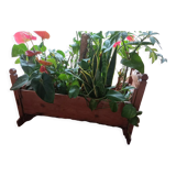 Porte-plante en bois décoratif