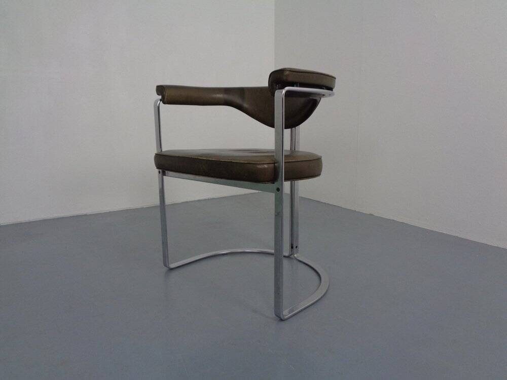 Mocdl 6911 Armchair in Leather by Horst Brüning for Kill International, 1968