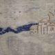 Shabby chic vintage turkish village pictorial rug 3'7'' x 5'4''