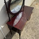 Coiffeuse vintage acajou