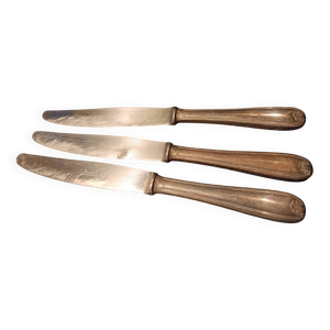 3 couteaux de table Christofle