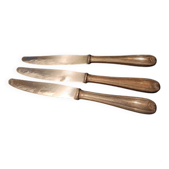 3 Christofle table knives