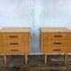 Pair of mini dressers from the 50s 60s