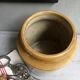 Glazed sandstone pot, ceramics