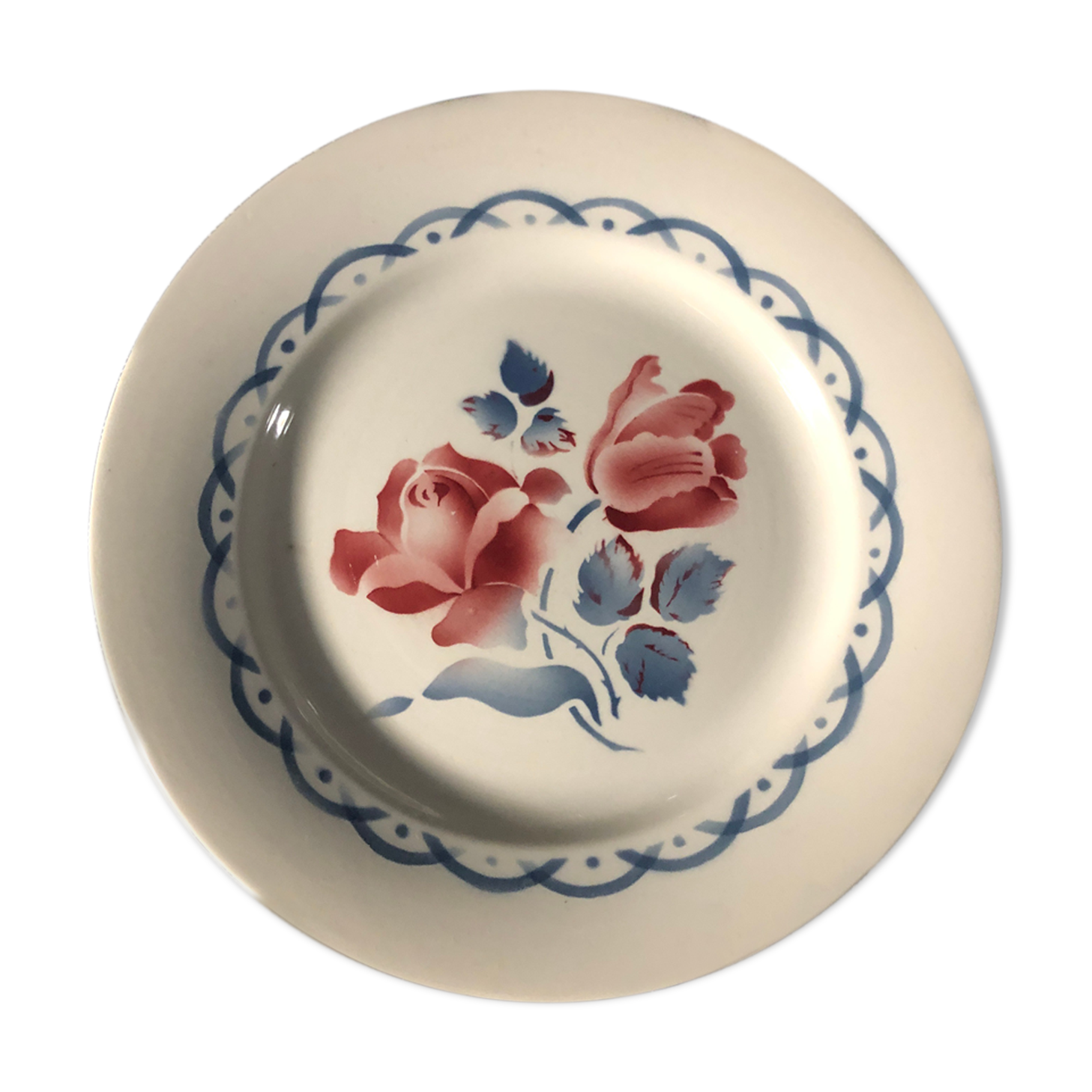 6 dessert plates sarreguemines