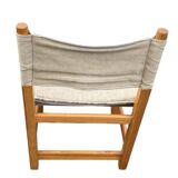 Tomas Jelinek Kotka Chair for Ikea pine and linen 1970s