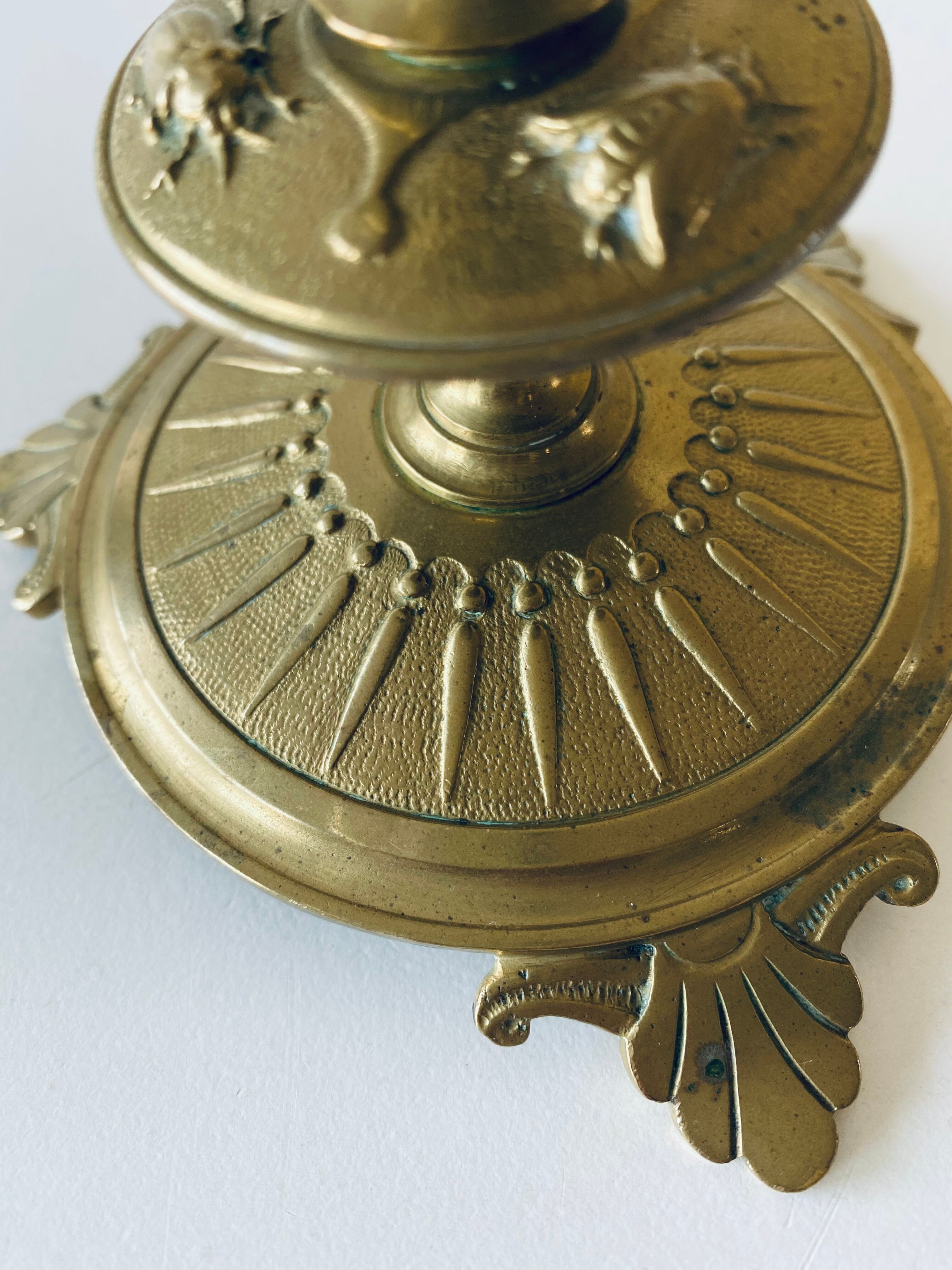 Insect decor candlestick
