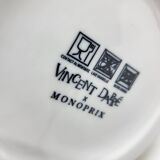 Vincent Darré X Monoprix carafe or vase in white and gold ceramic