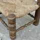 Charles DUDOUYT low straw chair vintage 1940