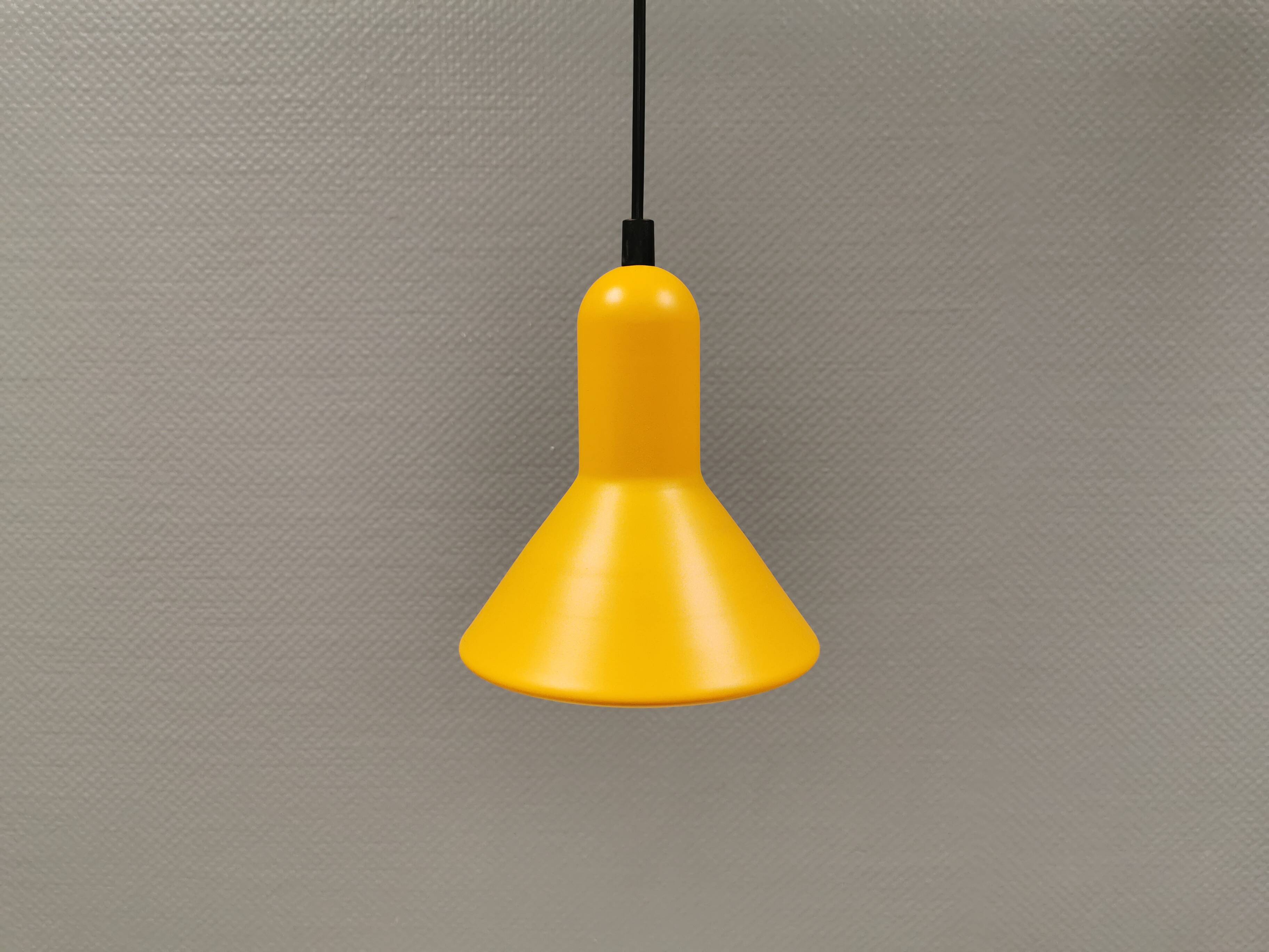 Hanging lamp in the "confetti" style. Denmark 1980s.