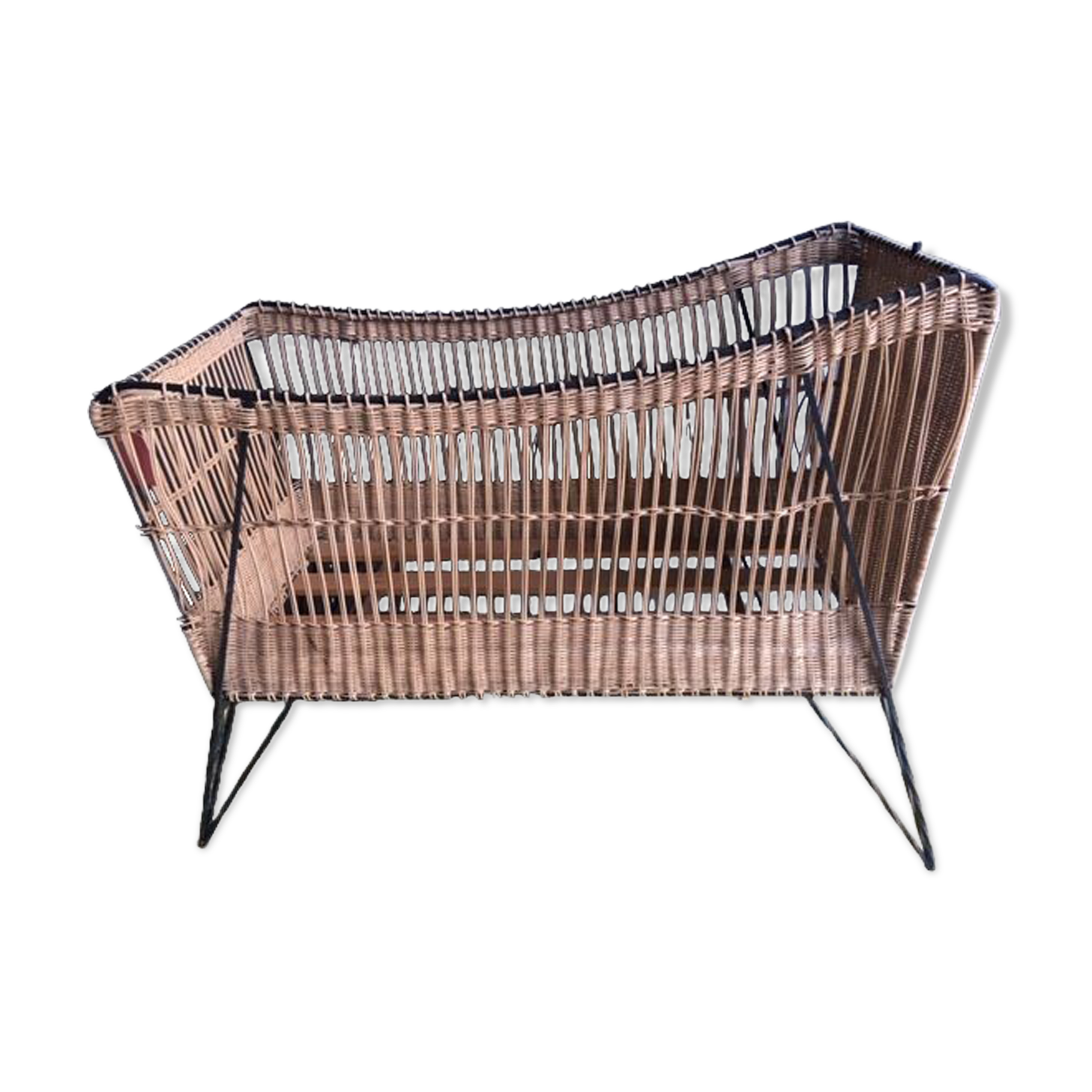 Cot rattan foot eiffel
