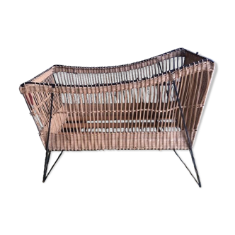 Cot rattan foot eiffel