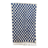 Azilal Berber rug in handmade wool 155 X 100 CM