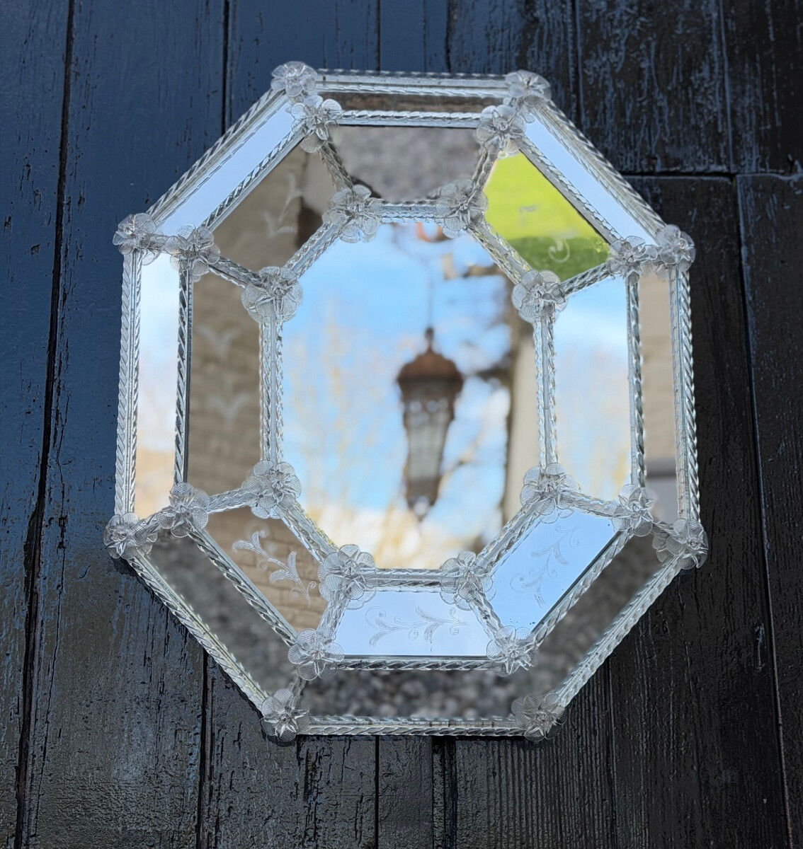 Venetian mirror made of Murano glass, circa 1930