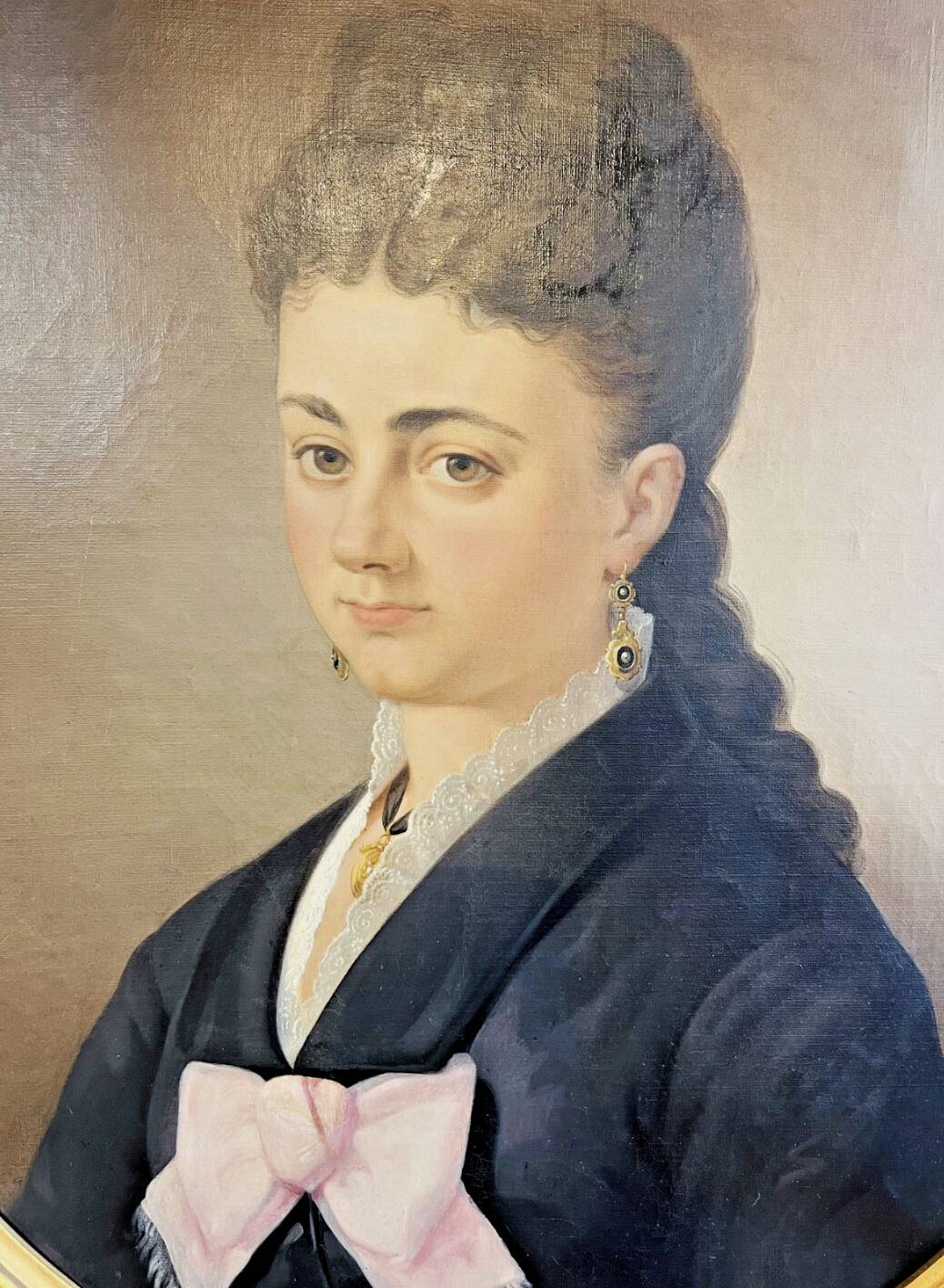 19th century female portrait – Oil on canvas