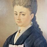 19th century female portrait – Oil on canvas