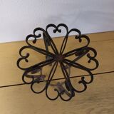 Wrought iron plant holder