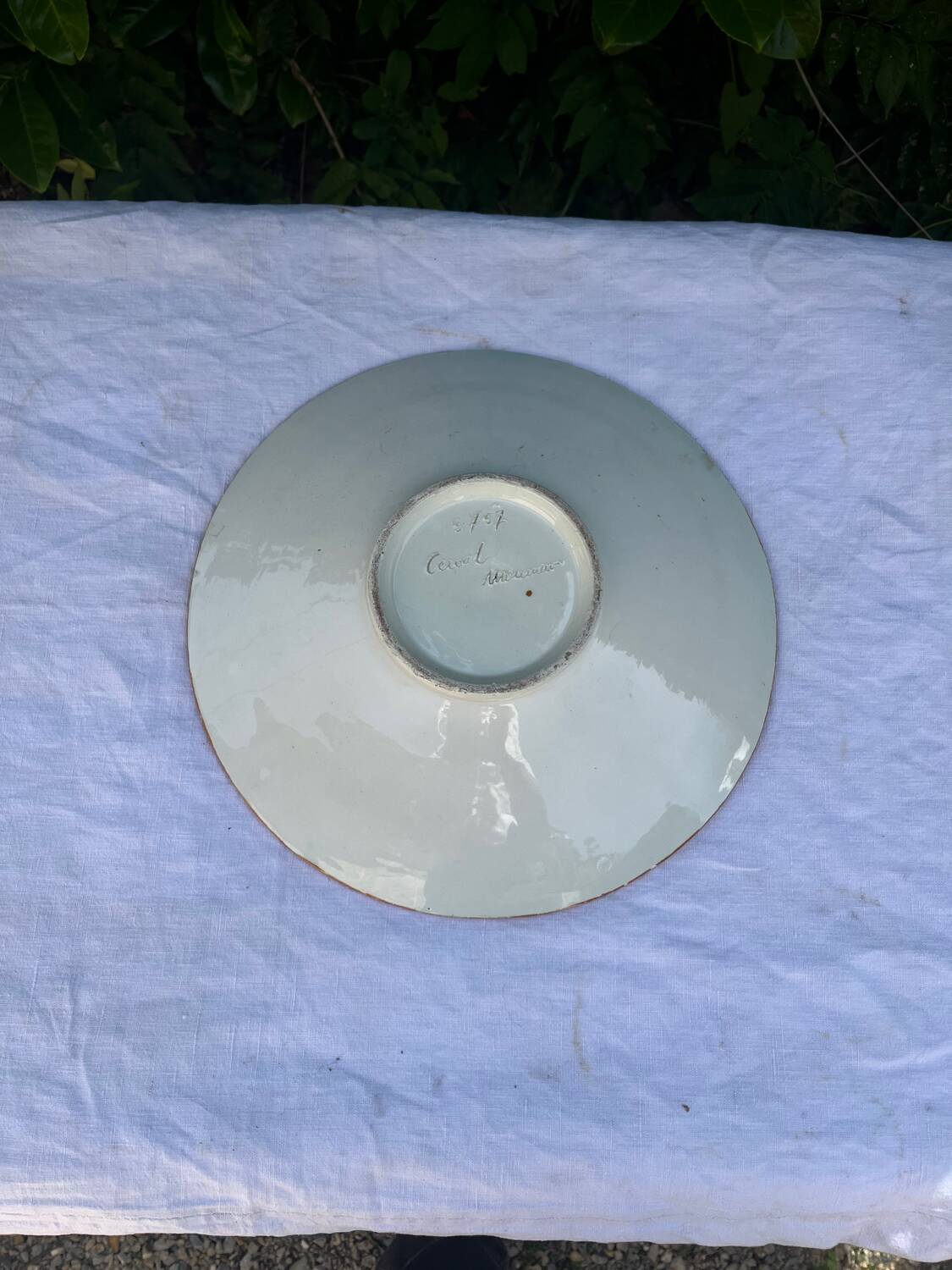 Signed Vallauris dish