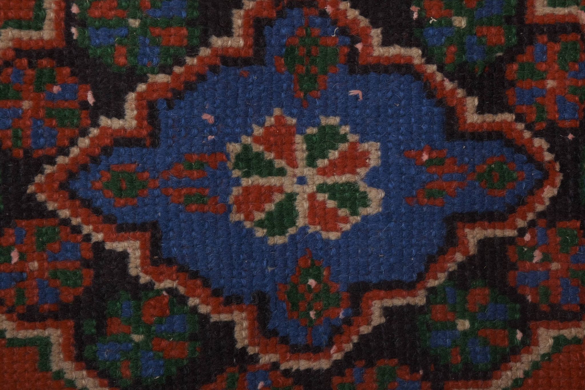 Tapis vintage turc de oushak tissé à la main 91x660 cm