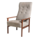 Scandinavian teak reading armchair, 1960s
