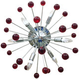 Plafonnier Spheres en verre de Murano