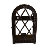 Antique French Wrought Iron Wall Lamp, partly from 1600s