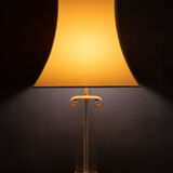 Les arcades lucite gold-plated brass table lamp