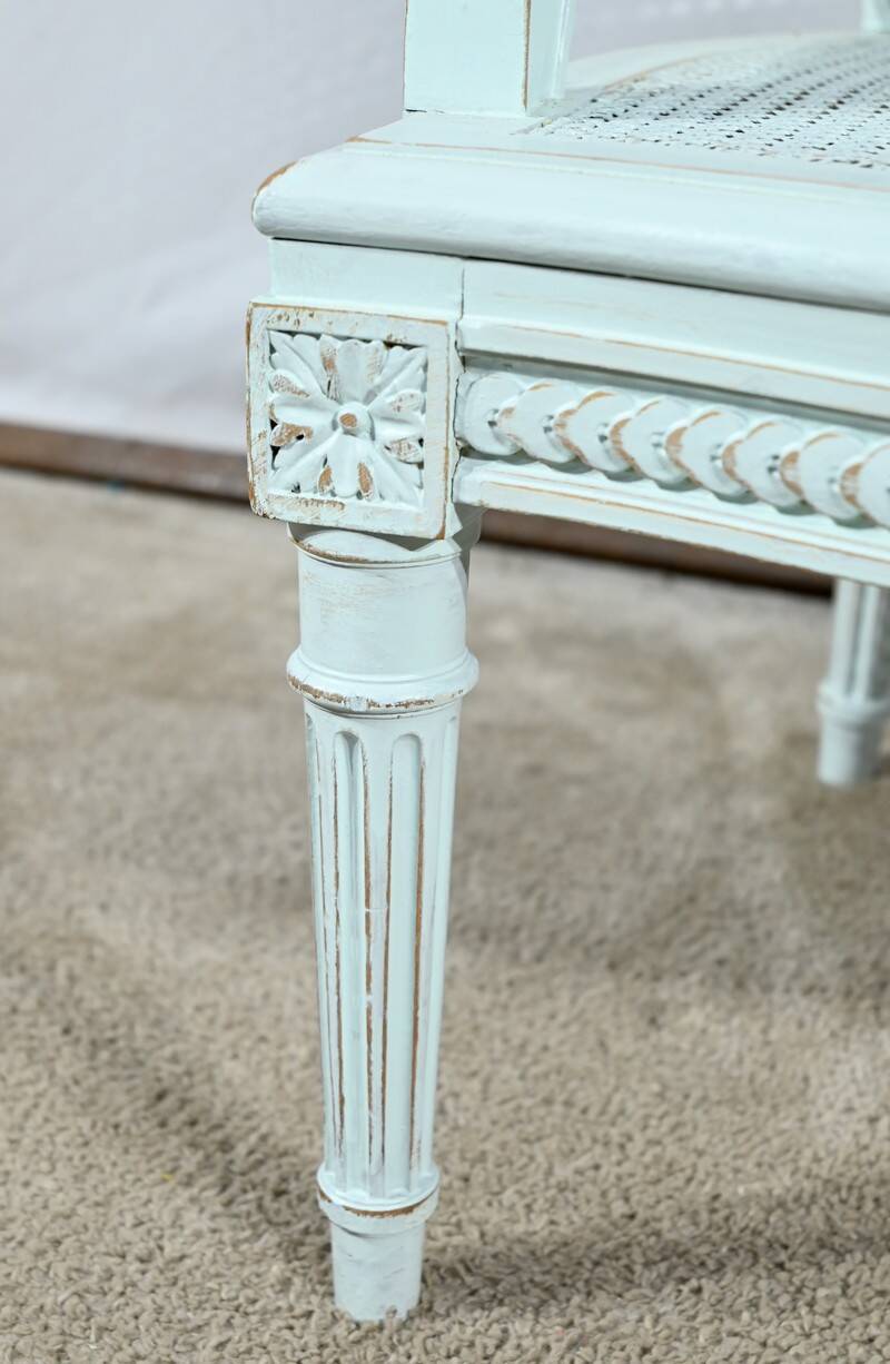 Broken Beech Duchess with Rechampi, Louis XVI style – 2nd part of the 19th century