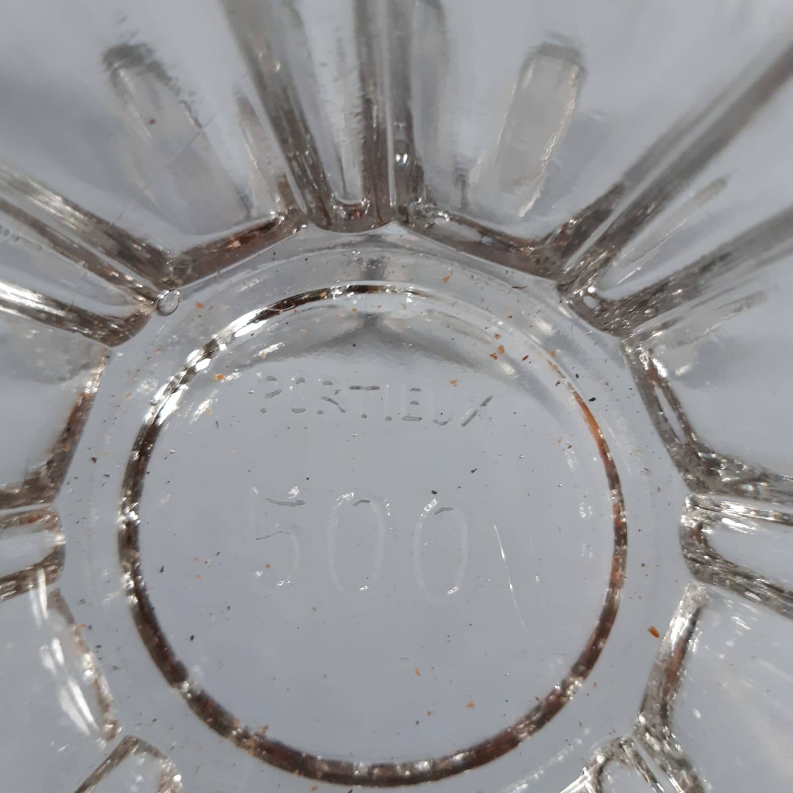 3 jam jars in blown glass