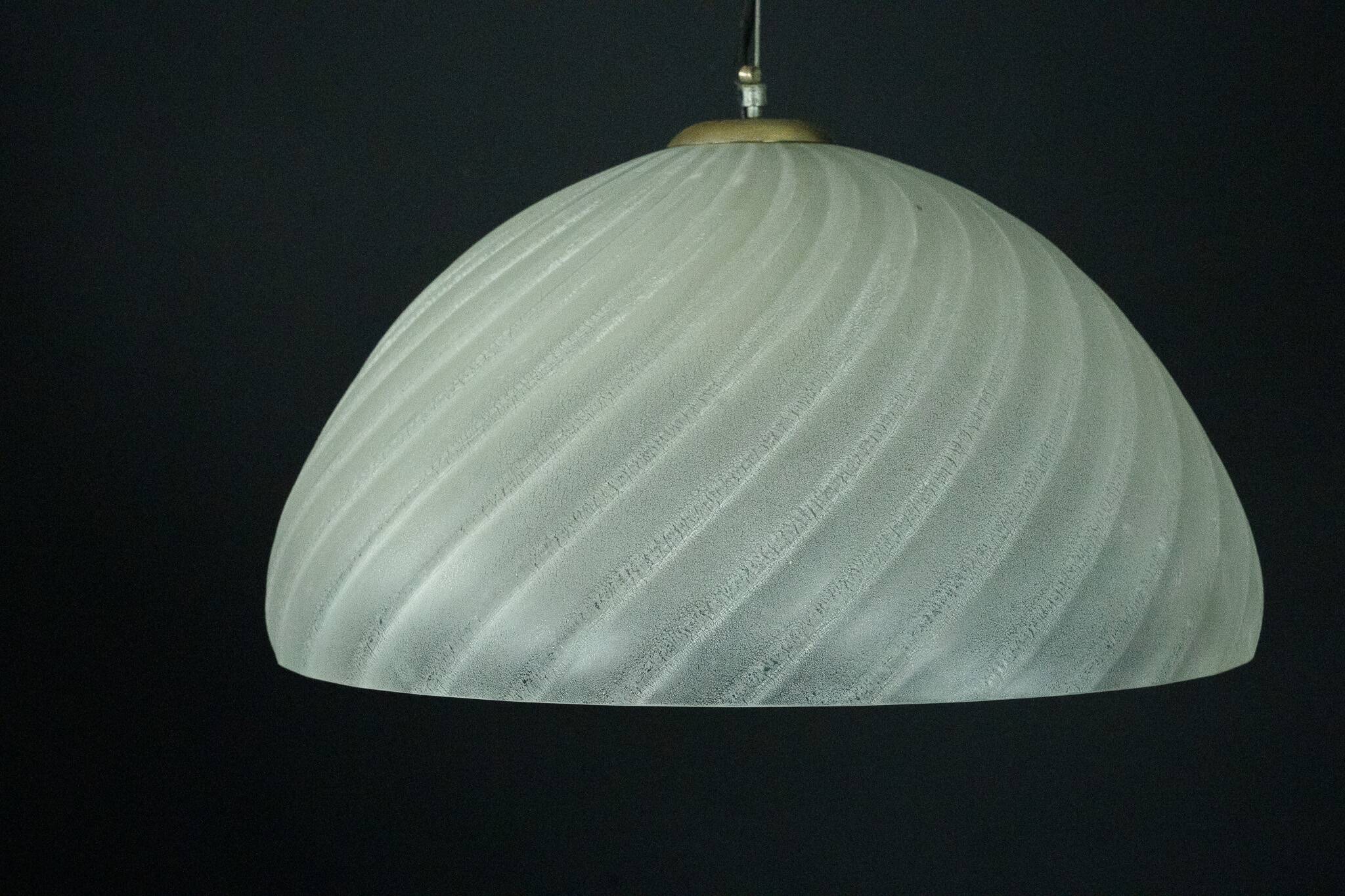 Barbini Murano Glass Pendant Lamp, Early 1980s