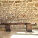 Century-old solid oak bench