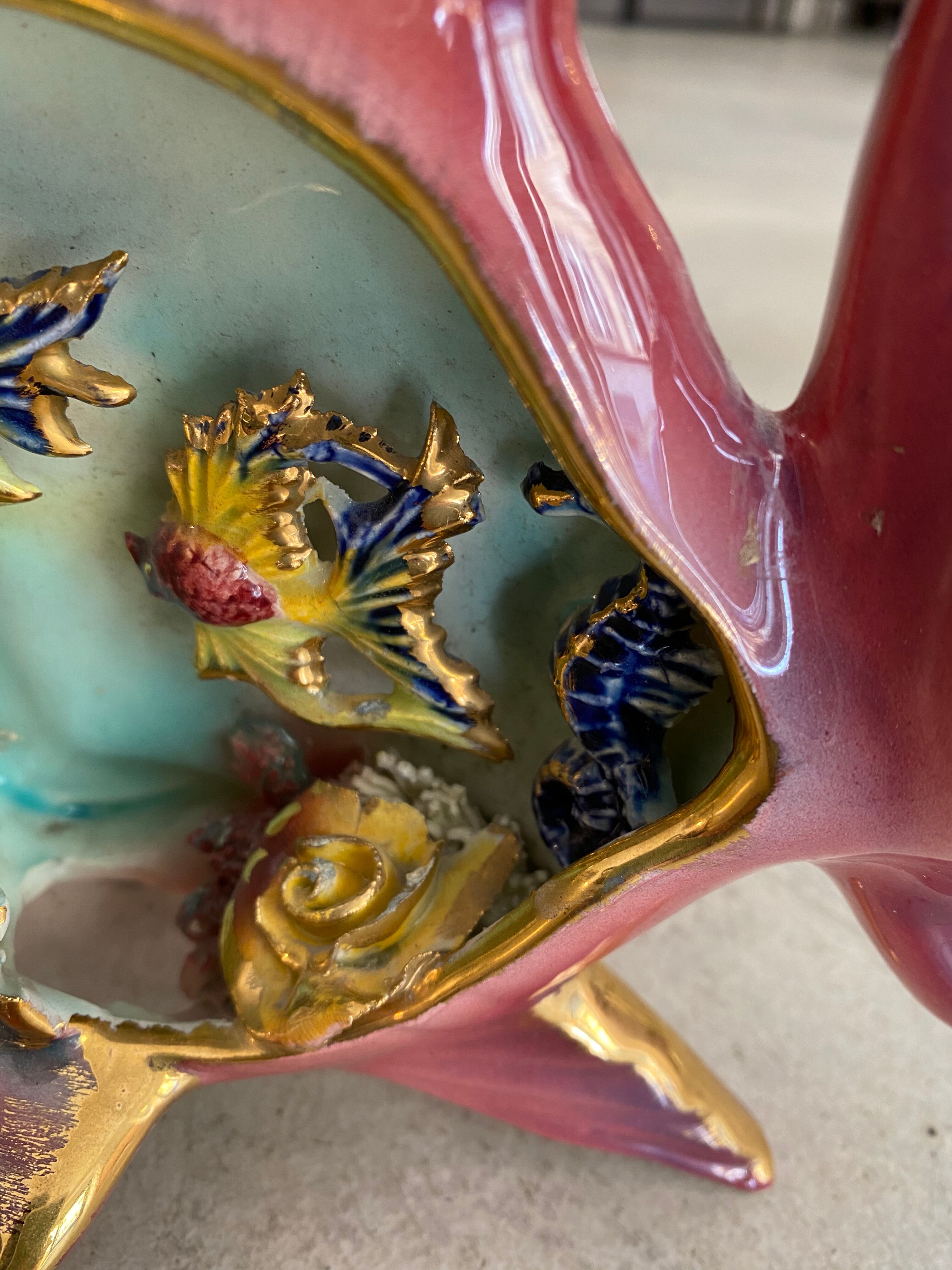 Vallauris ceramic lamp