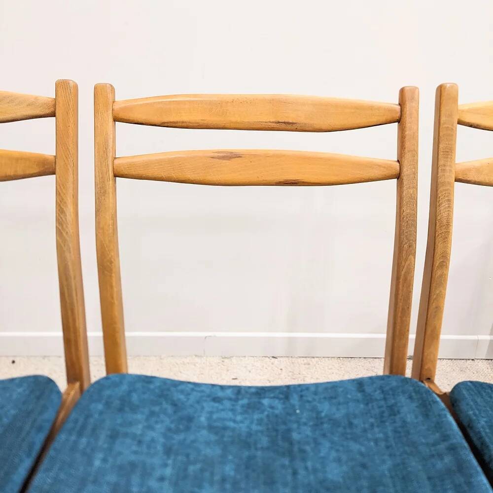 Set of 4 mid-century chairs