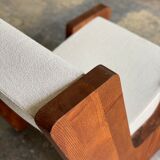 Brutalist armchair
