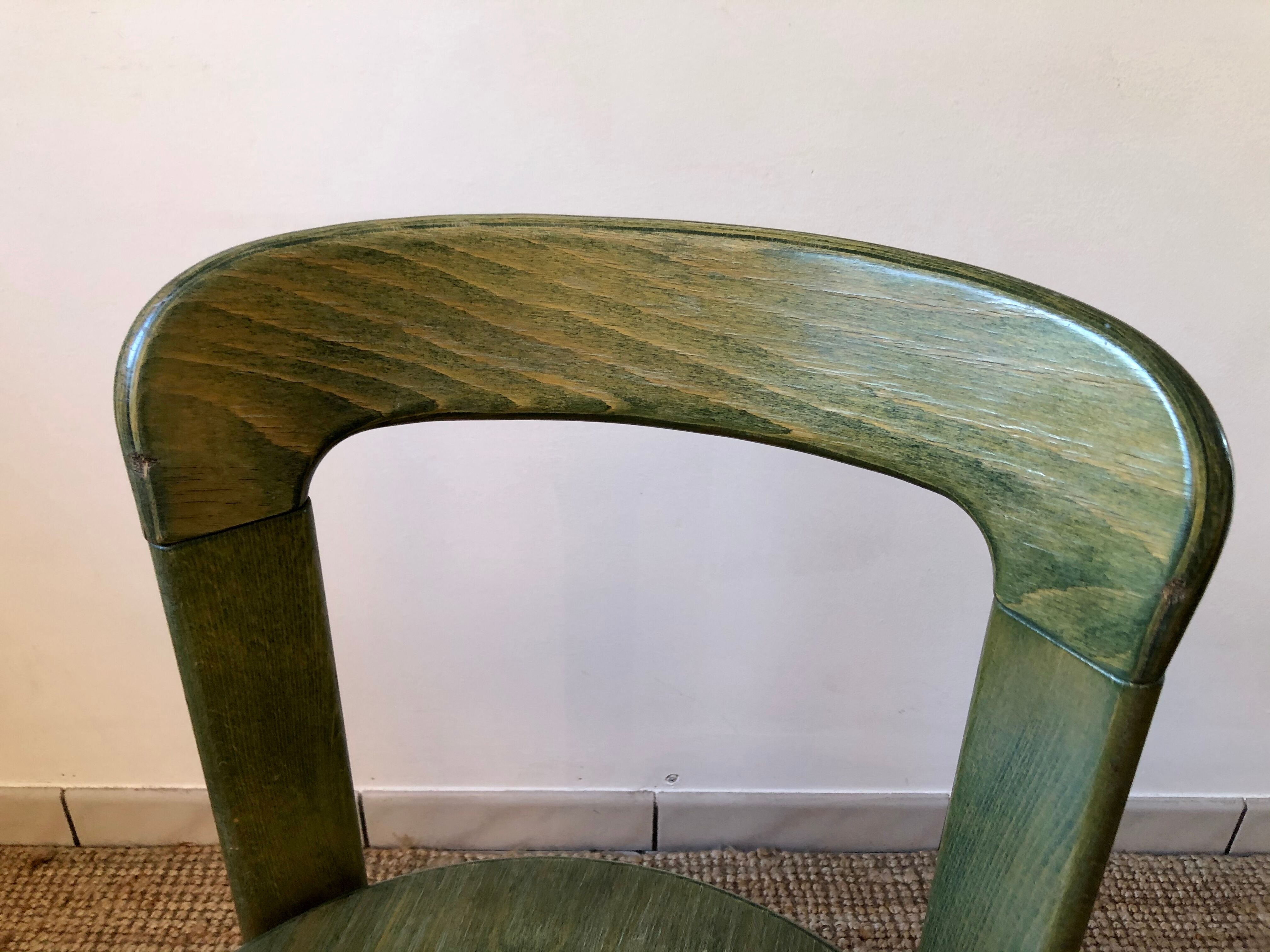 Set of 2 Bruno Rey design chairs