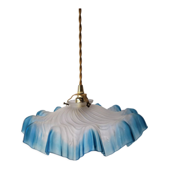 Suspension en opaline bleue