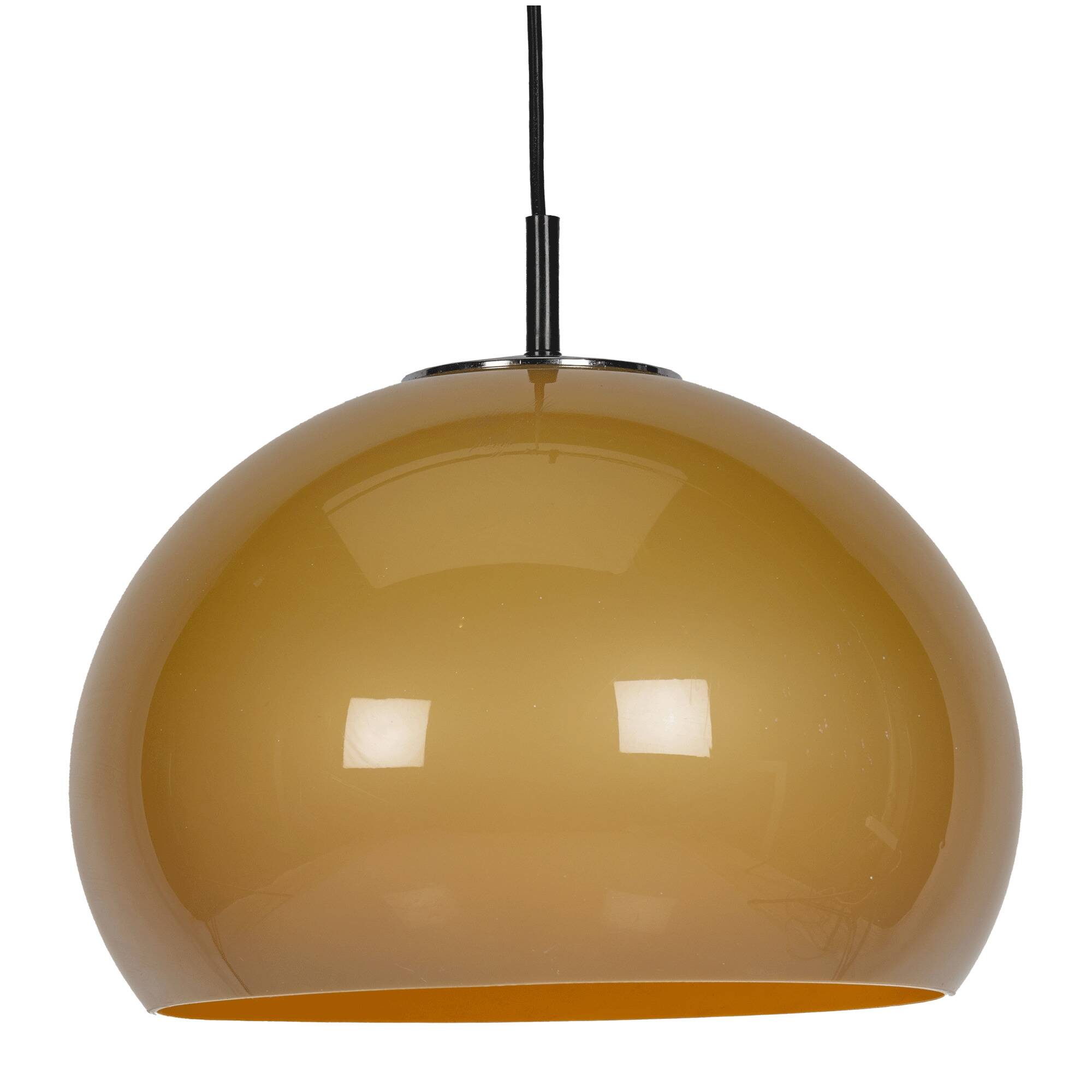 Brown space age pendant lamp