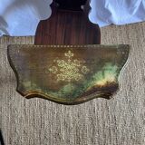 Console florentine vintage en bois doré