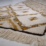 Berber Wool Carpet Runner 1960s