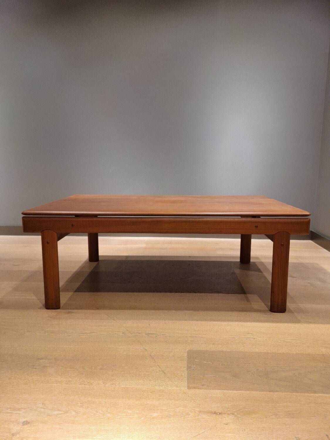 Vintage teak coffee table designed by H.W. Klein for Bramin, 1960s.