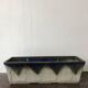 West Germany style blue ceramic planter or pot holder