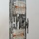 Brutalist sculptural floor lamp by Albano Poli for Poliarte 1970s