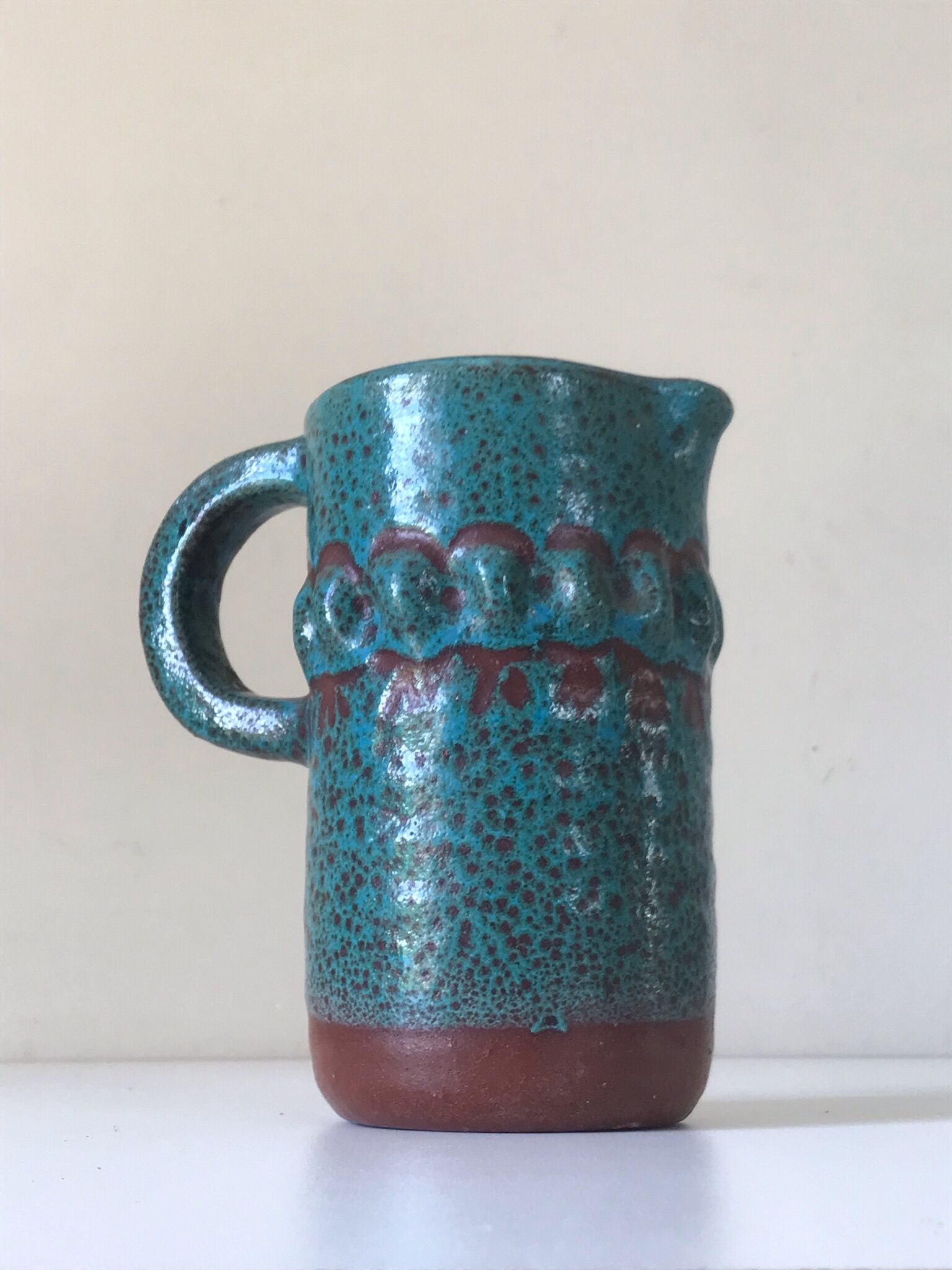 Ceramic pitcher accolay 60 years