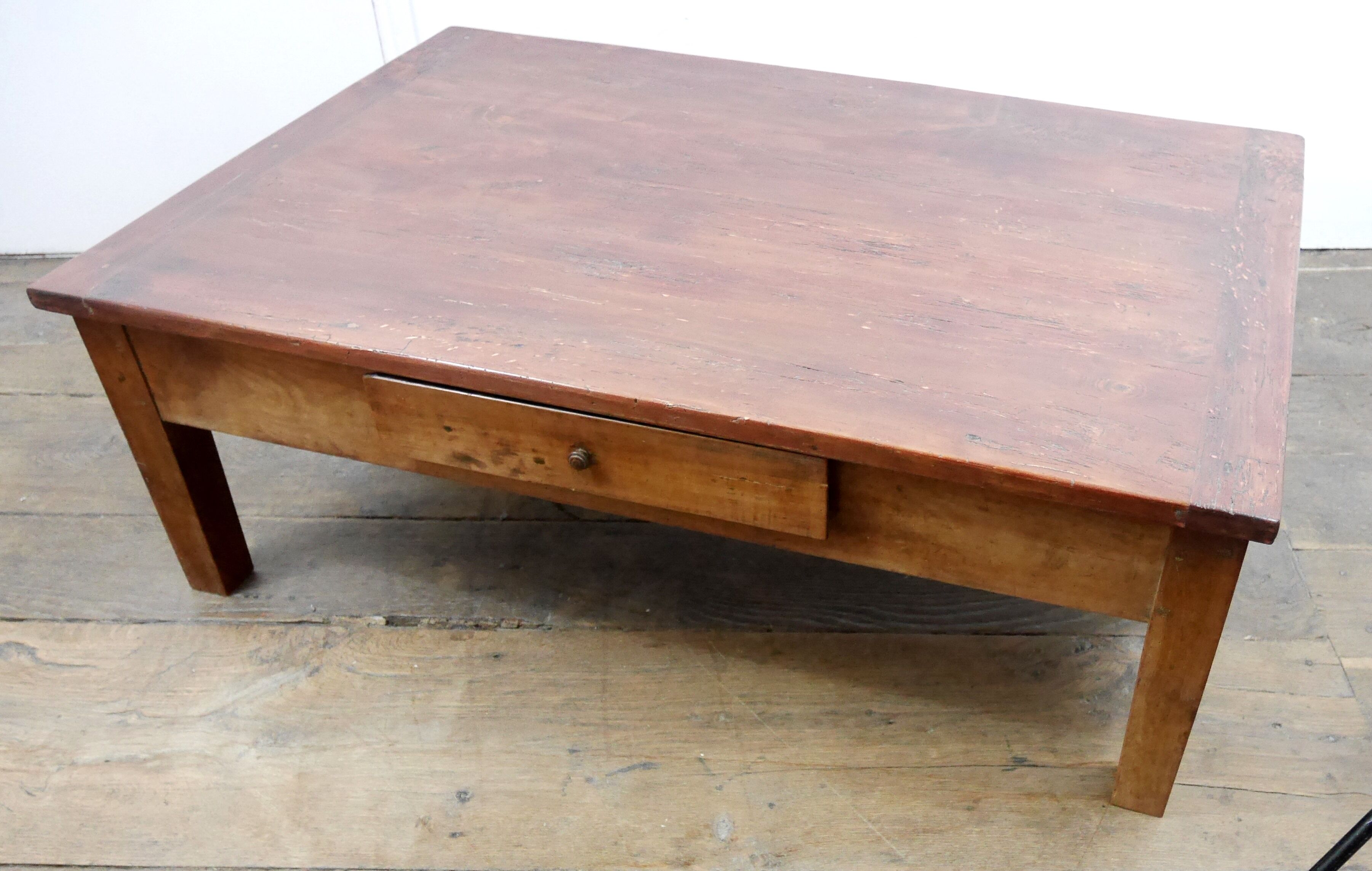 Solid wood coffee table firm countryside