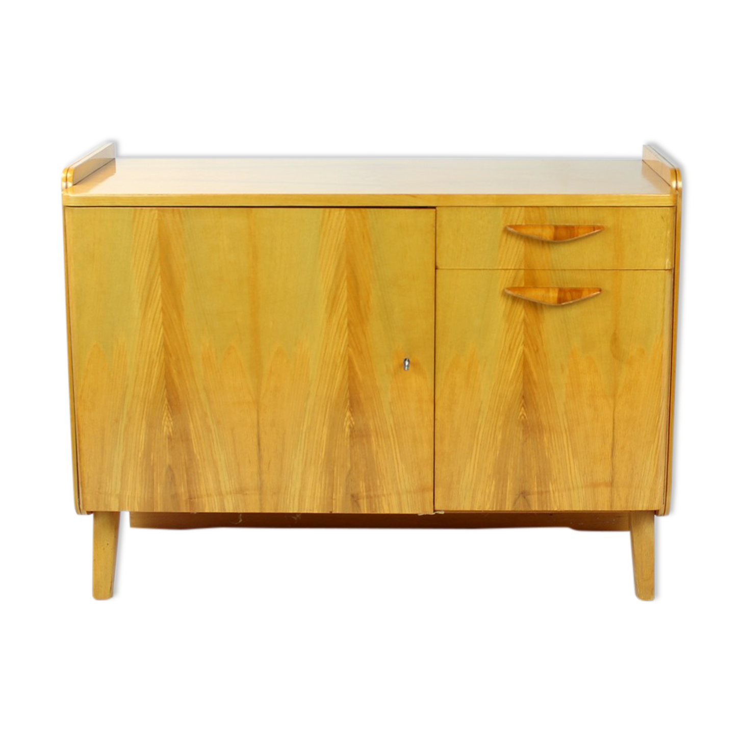 Blond oak sideboard by Tatra, Czechoslovakia, 1966