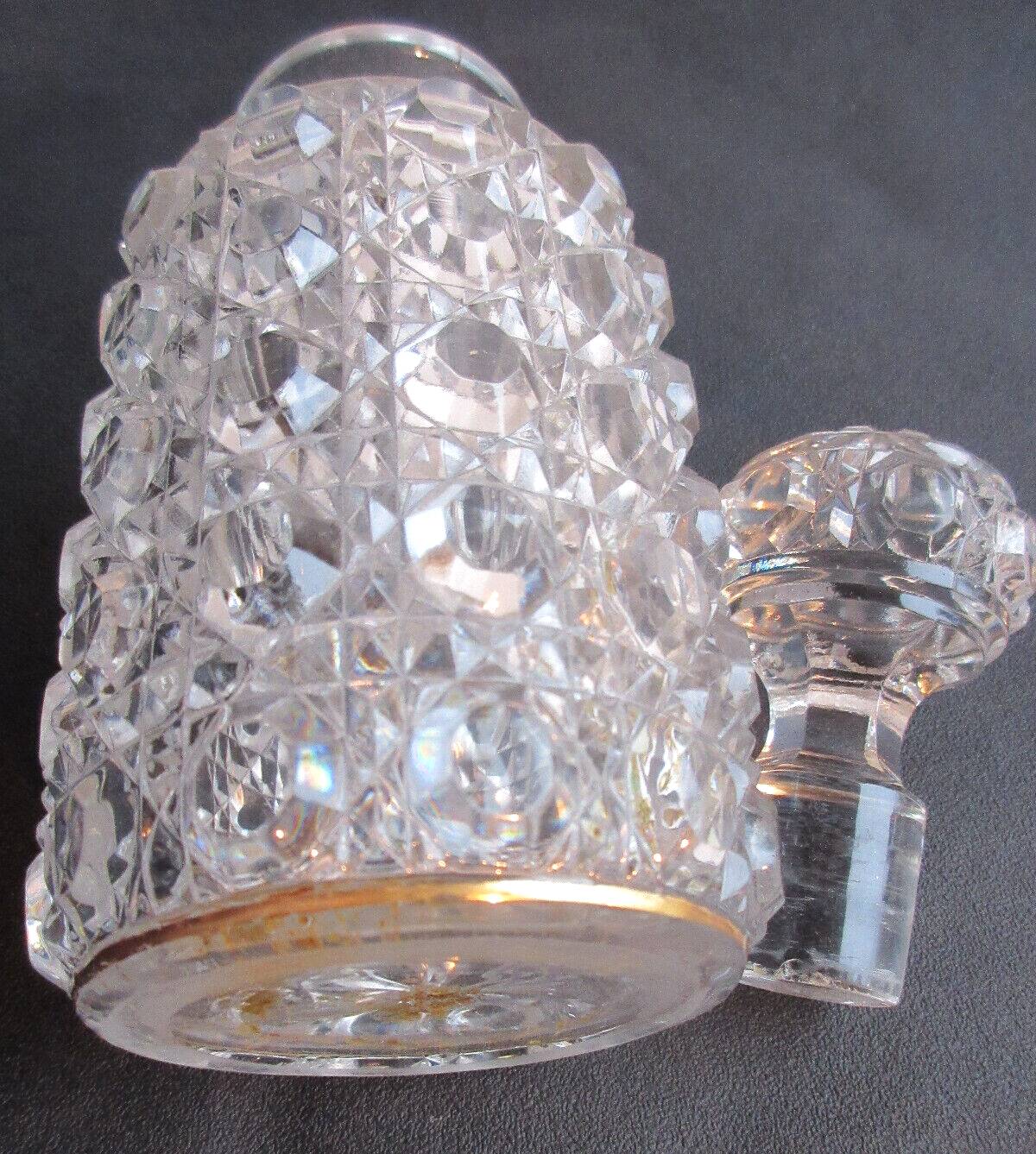 Large Baccarat crystal perfume bottle, Pierreries model, 21 cm