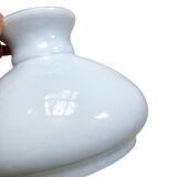 Abat day in white opaline