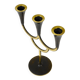 Brass chandelier by Richard Rohac, mid-century candle holder, Vienna, Austria, 1950s.