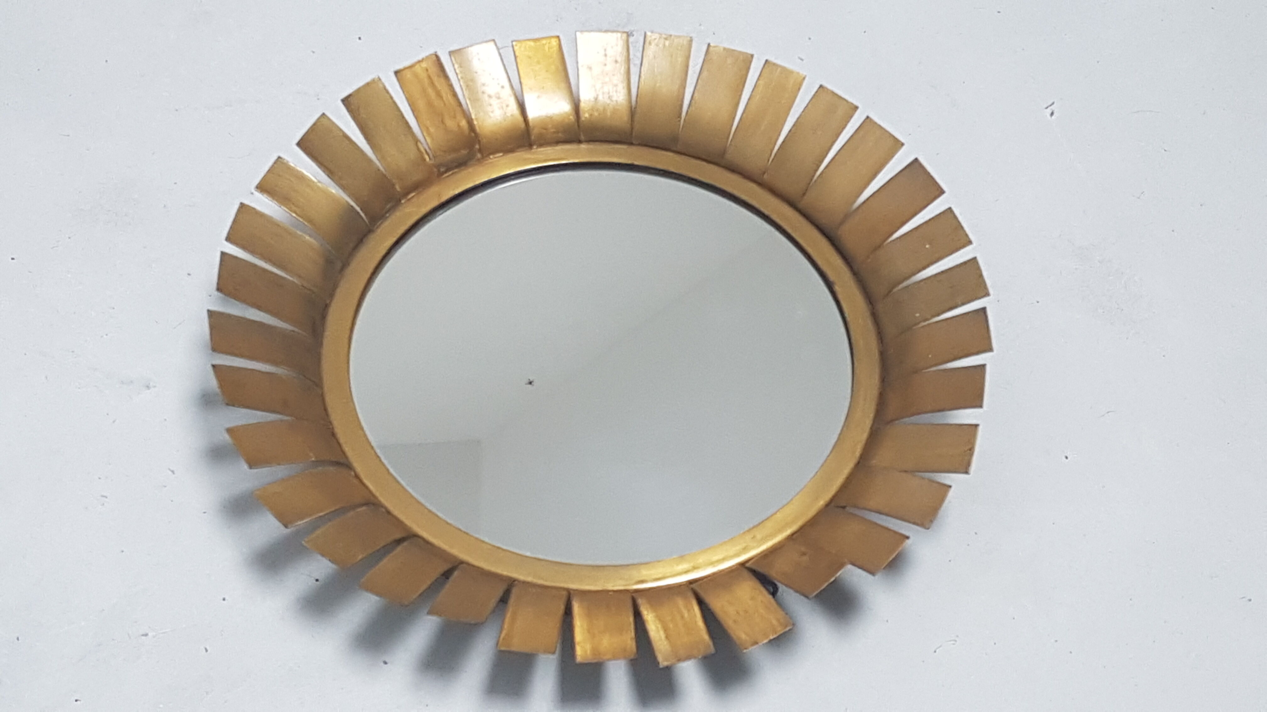 Brass Sun mirror 28cm